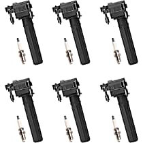 Ignition Coil, Naturally Aspirated; SOHC; GAS; 4-Door; Sedan, Kit, 6 Cyl 3.5L, OE Series - 