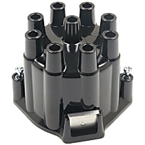 C349 Distributor Cap - Black, Direct Fit, Sold individually