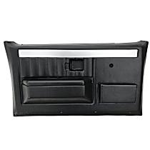 2023L Front, Driver Side Door Trim Panel - Black