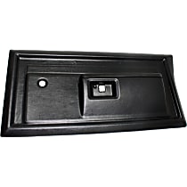 2029R Front, Passenger Side Door Trim Panel - Black