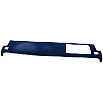Dash Cover, Black, With Speaker Perforations, Molded; Overlay Over Factory Dash - 