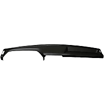 Dash Cover, Black, Molded; Overlay Over Factory Dash - 