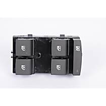 Front, Driver Side Window Switch, AWD, Black, GM Original Equipment Series