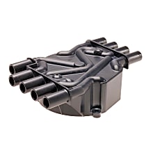 D329A Distributor Cap - Black, Direct Fit, Sold individually