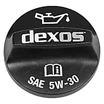 Oil Filler Cap - Black, Plastic, Direct Fit, Sold individually