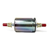 Fuel Filter, Eng. VIN: B, In-Line, Without Brkt, Steel, Includes 2 Retaining Clips And 2 Quick Connects, Professional Series - 