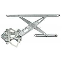 Front, Driver Side Power Window Regulator, Without Motor, OE Replacement Series