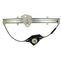 381346 Front, Driver Side OE Replacement Series Power Window Regulator, Without Motor