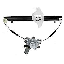 Front, Driver Side Power Window Regulator, With Motor, OE Replacement Series