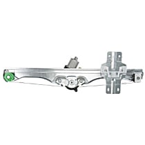 Rear, Driver Side Power Window Regulator, With Motor, OE Replacement Series