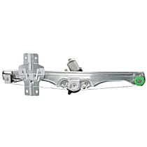 Rear, Passenger Side Power Window Regulator, With Motor, OE Replacement Series