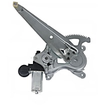 388798 Rear, Driver Side OE Replacement Series Power Window Regulator, With Motor