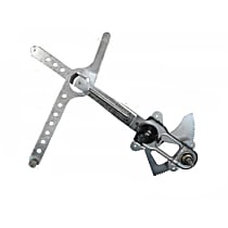 Front, Driver Side Manual Window Regulator, Hand-Crank Type, OE Replacement Series