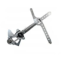 Front, Passenger Side Manual Window Regulator, Hand-Crank Type, OE Replacement Series