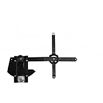 81901 Front, Driver Side OE Replacement Series Manual Window Regulator, Hand-Crank Type