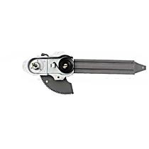 81929 Front, Driver Side OE Replacement Series Manual Window Regulator, Hand-Crank Type