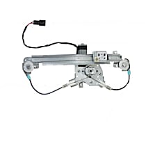 82170 Rear, Driver Side OE Replacement Series Power Window Regulator, With Motor