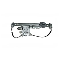 Rear, Passenger Side Power Window Regulator, With Motor, OE Replacement Series