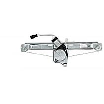 82318 Rear, Driver Side OE Replacement Series Power Window Regulator, With Motor