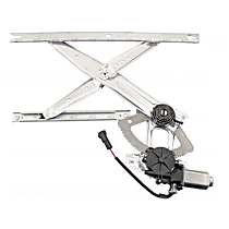 Rear, Driver Side Power Window Regulator, With Motor, OE Replacement Series