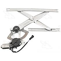 Rear, Passenger Side Power Window Regulator, With Motor, OE Replacement Series