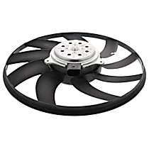 Auxiliary fan Passenger Side, 4 Cyl 2.0L, Single fan