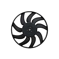 Auxiliary fan Driver Side, 2.0L, 400 w / 400 mm, Single fan