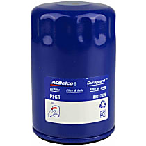 PF63 GM Original Equipment Series Oil Filter - Spin-on, Sold individually