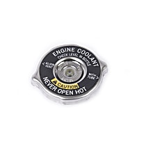 RC27 Professional Series Radiator Cap - Round, 15 lbs., Black, Plastic, Sold individually