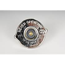 RC6 Professional Series Radiator Cap - Round, 13 lbs., Polished, Steel, Sold Individually