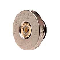 RC81 Professional Series Radiator Cap - Round, 15 lbs., Polished, Steel, Sold individually