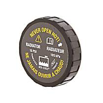 RC95 GM Original Equipment Series Radiator Cap - Round, 15 lbs., Black, Plastic, Sold Individually