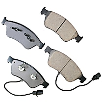 4E0-698-151 K Front 2-Wheel Set Ceramic Brake Pads, Euro Ultra Series