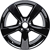 ALY02479U45N Aluminum Painted Black Wheel, 18 in. X 7.5 in., 5 x 110 mm Bolt Pattern