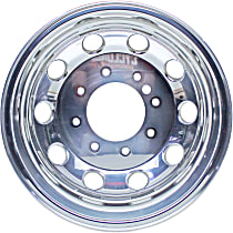 ALY02702U80N Rear Aluminum Polished Wheel - 17 in. X 6 in., 8 x 200 mm Bolt Pattern