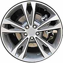 ALY10124U30N Aluminum Charcoal Wheel, 19 in. X 8 in., 5 x 4.25 in. Bolt Pattern