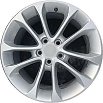 ALY10205U20N Aluminum Silver Wheel, 17 in. X 7.5 in., 5 x 4.25 in. Bolt Pattern