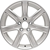 ALY71731U20N Aluminum Silver Wheel, 17 in. X 7 in., 5 x 115 mm Bolt Pattern