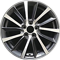 ALY75214U35N Aluminum Gray Wheel, 18 in. X 7.5 in., 5 x 4.5 in. Bolt Pattern