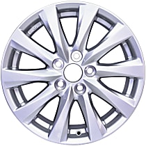 ALY75220U20N Aluminum Silver Wheel, 17 in. X 7.5 in., 5 x 4.5 in. Bolt Pattern