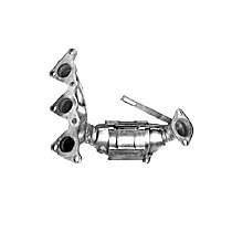 Front, Driver Side, Radiator Side Catalytic Converter, 3.8L 6Cyl, Federal EPA Standard, 46-State Legal (Cannot ship to CA, CO, NY or ME), Manifold Unit