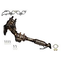 Front Catalytic Converter, 2.0L 4Cyl, Federal EPA Standard, 46-State Legal (Cannot ship to CA, CO, NY or ME), Manifold Unit