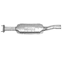 Catalytic Converter, 10 Cyl 6.8L, Federal EPA Standard, 46-State Legal (Cannot ship to CA, CO, NY or ME), With Curved Outlet Pipe & O2 Sensor, Over 8500 GVW, Torpedo Style - 