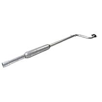 Use Cut-Off Instructions With O.E. Conv.; The O.E. extension pipe must be cut off 9in. behind the pipe to converter weld., Aluminized Steel, 4 Cyl 2.4L - 