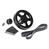 MS100185 3.0 TFSI Supercharger Drive and Crank Pulley with Belt (Bolt on)