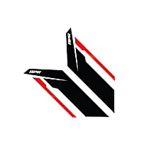 PM100332 Decal - Black, Vinyl, Direct Fit, Sold Individually
