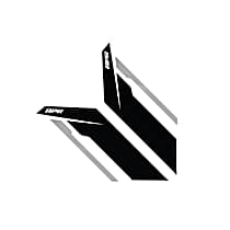 PM100334 Decal - Black, Vinyl, Direct Fit, Sold Individually