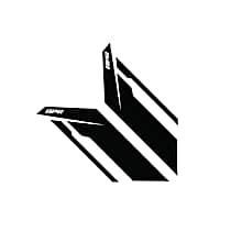 PM100344 Decal - Black, Vinyl, Direct Fit, Sold Individually