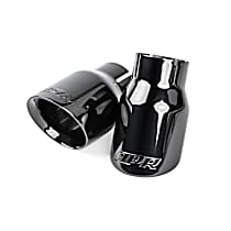 Double-Walled 3.5in. Slash-Cut Tips (Diamond Black) - Set of 2