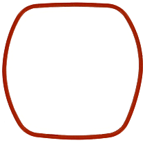 Throttle Body Gasket - Direct Fit, Sold individually